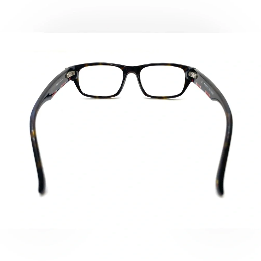 Tommy Hilfiger Men's Tortoise Shell Rectangle Shaped Eyeglass Frame TH3299